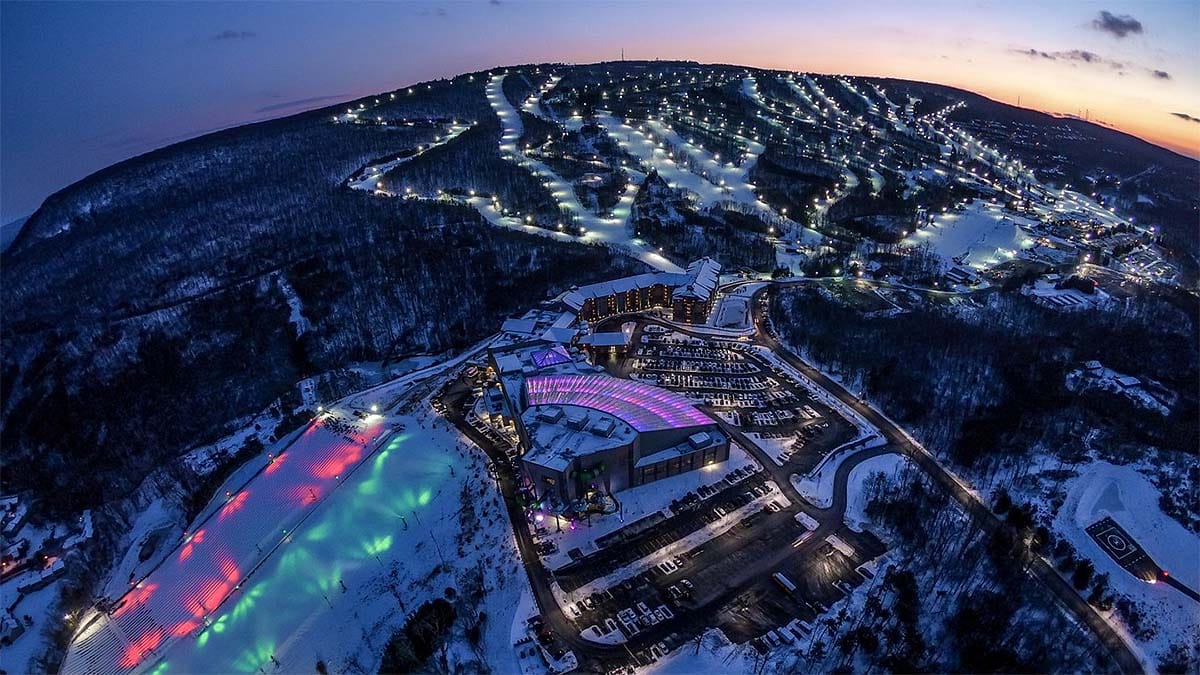 Camelback is king of the Poconos and is way more than just a ski resort.  📷 Camelback Resort