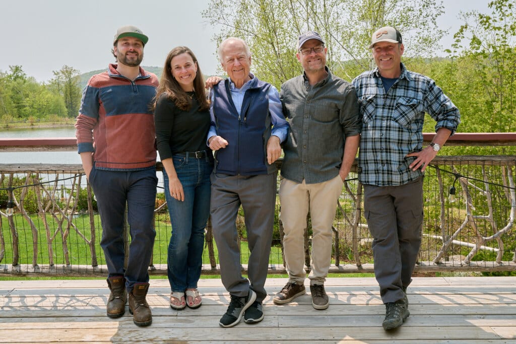 Evan, Lindsay, Ralph, Adam and Eric DesLauriers.  Bolton Valley is solidly a family affair.