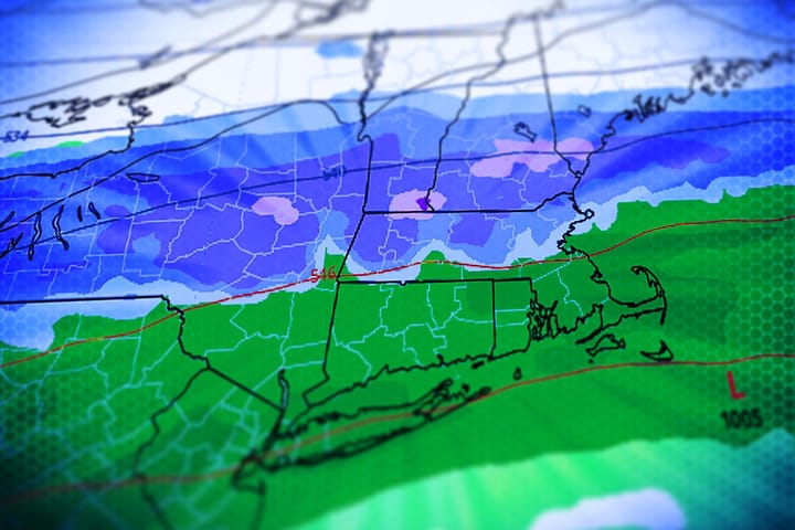 The NAM12K is the most aggressive at bringing the snow south to the Catskills and Berkshires.