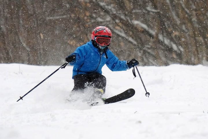 Little ripper getting the goods at Magic on Friday where they over-performed our forecast with 10" of snow so far.